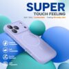 61d3zGkKhGL._AC_SL1500_ Miracase Magnetic for iPhone 17 Pro Case, Compatible with MagSafe, Integrated Silicone Camera Control Cover, 3.0mm Thicken Shockproof Drop Protection Phone Case for 17 Pro,Light Purple
