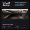Spigen Liquid Air Designed for iPhone 15 Pro Case (2023) [Military-Grade Protection] - Natural Titanium