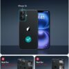61dTZN8WsKL._AC_SL1500_ ESR for iPhone 16 Case, Camera Control Cover, Compatible with MagSafe, Shockproof Military-Grade Protection, Magnetic Phone Case for iPhone 16, Classic Hybrid Case, Clear