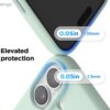 61dbwiXAE8L._AC_SL1500_ elago for iPhone 17 Case, Premium Magnetic Silicone Case, Compatible with MagSafe, Liquid Silicone Material, Protective Cover, Shockproof, Slim Phone, 6.3 inch (Mint)