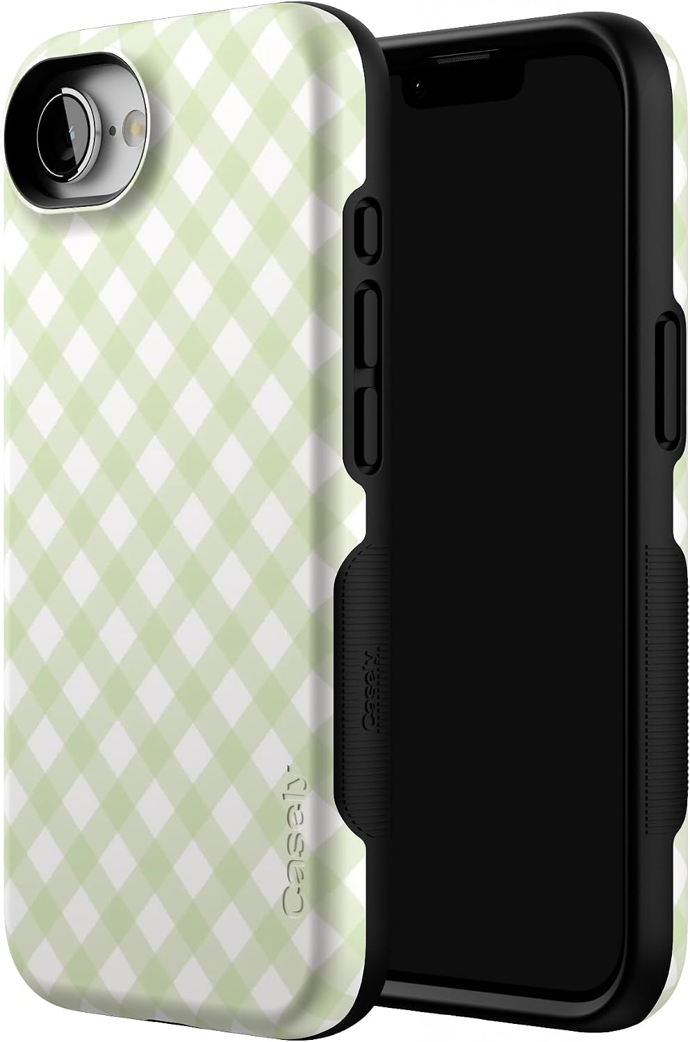 Casely iPhone 16e Case | Mint Lattice | Sunday Best | Bold Protective Design | Compatible with MagSafe