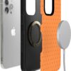 61e3ZUik5L._AC_SL1500_ Casely iPhone 13 Pro Case | On the Dot | Orange Polka Dot | Bold Protective Design | Compatible with MagSafe