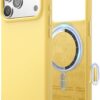 elago for iPhone 17 Pro Max Case, Premium Magnetic Silicone Case, Compatible with MagSafe, Liquid Silicone Material, Protective Cover, Shockproof, Slim Phone, 6.9 inch (Yellow)