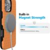 61fSQQFWR3L._AC_SL1500_ Casely iPhone 16 Pro Case | On the Dot | Orange Polka Dot | Bold Protective Design | Compatible with MagSafe