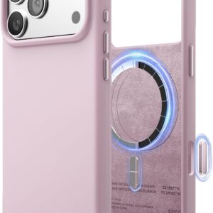 elago for iPhone 17 Pro Case, Premium Magnetic Silicone Case, Compatible with MagSafe, Liquid Silicone Material, Protective Cover, Shockproof, Slim Phone, 6.3 inch (Light Blue)
