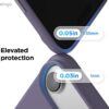 61g93wL4MHL._AC_SL1500_ elago for iPhone Air Case, Premium Magnetic Silicone Case, Compatible with MagSafe, Liquid Silicone Material, Protective Cover, Shockproof, Slim Phone, 6.5 inch (Deep Lavender)