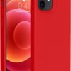61gGXWRav1L._AC_SL1500_ Miracase Compatible with iPhone 12 Case and iPhone 12 Pro Case, Liquid Silicone Gel Rubber Full Body Protection Shockproof Drop Protection Phone Case for iPhone 12/12 Pro 6.1 inch, Red