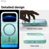 61gevqc1rcL._AC_SL1500_ elago for iPhone 17 Pro Case, Premium Magnetic Silicone Case, Compatible with MagSafe, Liquid Silicone Material, Protective Cover, Shockproof, Slim Phone, 6.3 inch (Aqua Sky)