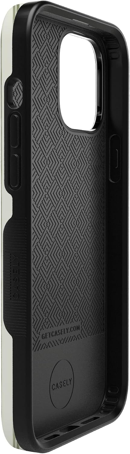 61gvtcvzywL._AC_SL1500_ Casely iPhone 13 Pro Case | The Boyfriend Collection | Linen Stripe | Bold Protective Design | Compatible with MagSafe