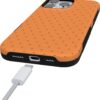 61hBwa7jZL._AC_SL1500_ Casely iPhone 16 Pro Case | On the Dot | Orange Polka Dot | Bold Protective Design | Compatible with MagSafe