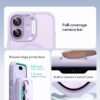 61hiKlw6iL._AC_SL1500_ ESR for iPhone 17 Case, Camera Control Cover, Compatible with MagSafe, Shockproof Military-Grade Protection, Magnetic Phone Case for iPhone 17, Classic Hybrid Case, Frosted Light Purple