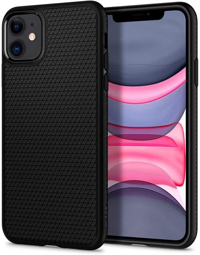 61hqe7FmjQL._AC_SL1000_ Spigen Liquid Air Designed for iPhone 11 Case (2019) - Matte Black