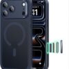 61jn-ZsJoZL._AC_SL1500_ ESR for iPhone 17 Pro Case, Camera Control Cover, Compatible with MagSafe, Shockproof Military-Grade Protection, Magnetic Phone Case for iPhone 17 Pro, Classic Hybrid Case, Frosted Blue