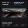 Spigen Liquid Air Designed for iPhone 15 Pro Max Case (2023) [Military-Grade Protection] - Abyss Green