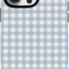 61jxkHjbRaL._AC_SL1500_ Casely iPhone 14 Pro Case | Pastel Picnic | Blue Gingham | Bold Protective Design | Compatible with MagSafe