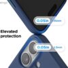 61jzqfZgqEL._AC_SL1500_ elago for iPhone 17 Case, Premium Magnetic Silicone Case, Compatible with MagSafe, Liquid Silicone Material, Protective Cover, Shockproof, Slim Phone, 6.3 inch (Jean Indigo)