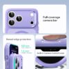 61k4CgMS4NL._AC_SL1500_ ESR for iPhone 17 Pro Case, Camera Control Cover, Compatible with MagSafe, Shockproof Military-Grade Protection, Magnetic Phone Case for iPhone 17 Pro, Classic Hybrid Case, Frosted Purple