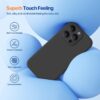 Miracase Designed for iPhone 14 Pro Case, Compatible with Magsafe, Shockproof Liquid Silicone Rubber Phone Case Cover for 14 Pro 6.1 inch, Black Magnetic