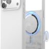 61kiYHrdzL._AC_SL1500_ elago for iPhone 17 Pro Max Case, Premium Magnetic Silicone Case, Compatible with MagSafe, Liquid Silicone Material, Protective Cover, Shockproof, Slim Phone, 6.9 inch (White)
