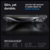 Spigen Liquid Air Designed for iPhone 15 Pro Max Case (2023) [Military-Grade Protection] - Matte Black
