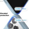 elago for iPhone 17 Pro Case, Premium Magnetic Silicone Case, Compatible with MagSafe, Liquid Silicone Material, Protective Cover, Shockproof, Slim Phone, 6.3 inch (Sky Blue)
