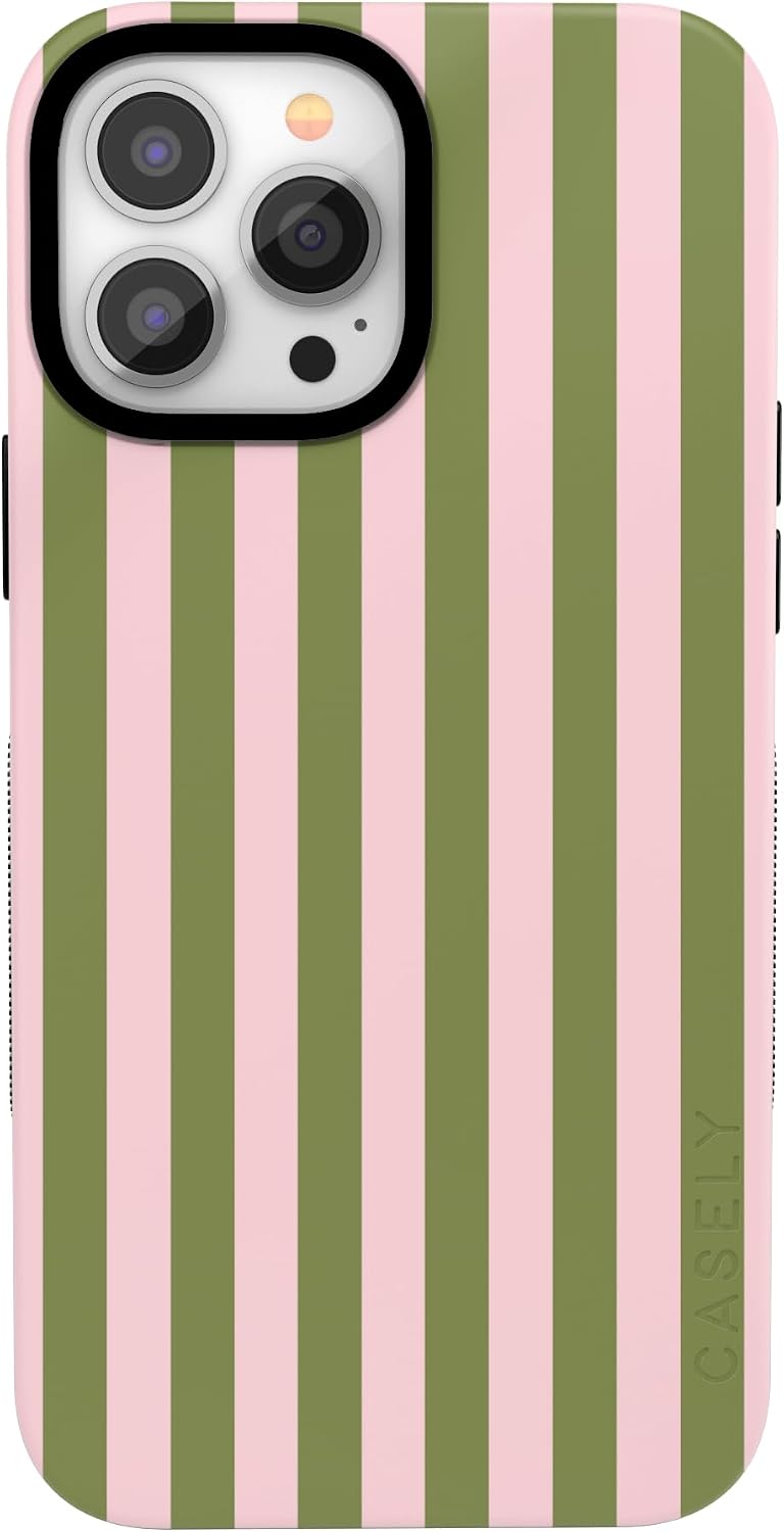 61ltiKhSwtL._AC_SL1500_ Casely iPhone 13 Pro Case | Sunday Best | Summer Stripes | Bold Protective Design | Compatible with MagSafe
