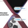 61n7Roojj4L._AC_SL1500_ elago for iPhone 17 Pro Max Case, Premium Magnetic Silicone Case, Compatible with MagSafe, Liquid Silicone Material, Protective Cover, Shockproof, Slim Phone, 6.9 inch (Burgundy)