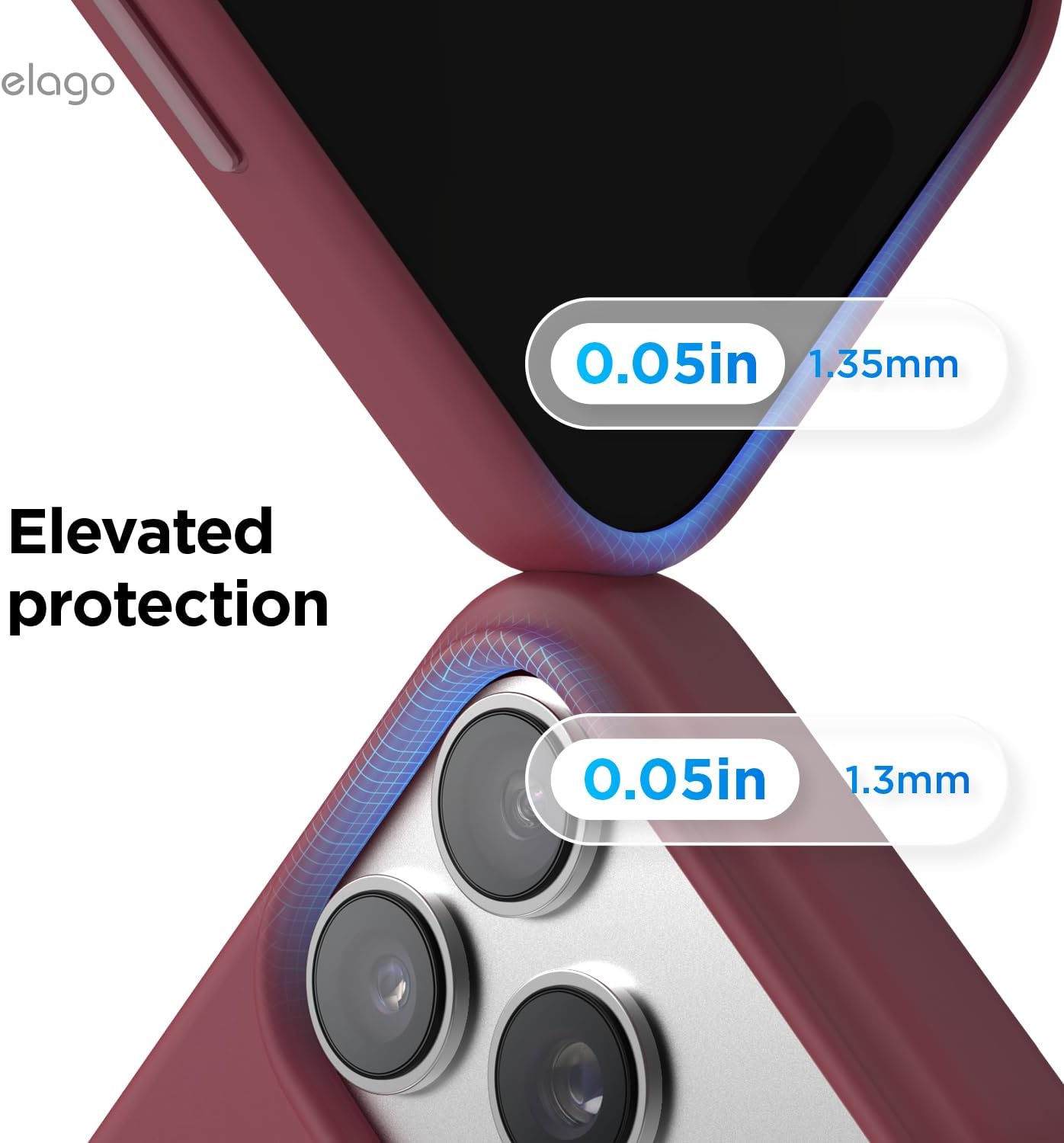 61n7Roojj4L._AC_SL1500_ elago for iPhone 17 Pro Max Case, Premium Magnetic Silicone Case, Compatible with MagSafe, Liquid Silicone Material, Protective Cover, Shockproof, Slim Phone, 6.9 inch (Burgundy)