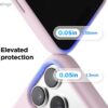 61n9deDpzbL._AC_SL1500_ elago for iPhone 17 Pro Max Case, Premium Magnetic Silicone Case, Compatible with MagSafe, Liquid Silicone Material, Protective Cover, Shockproof, Slim Phone, 6.9 inch (Light Lilac)