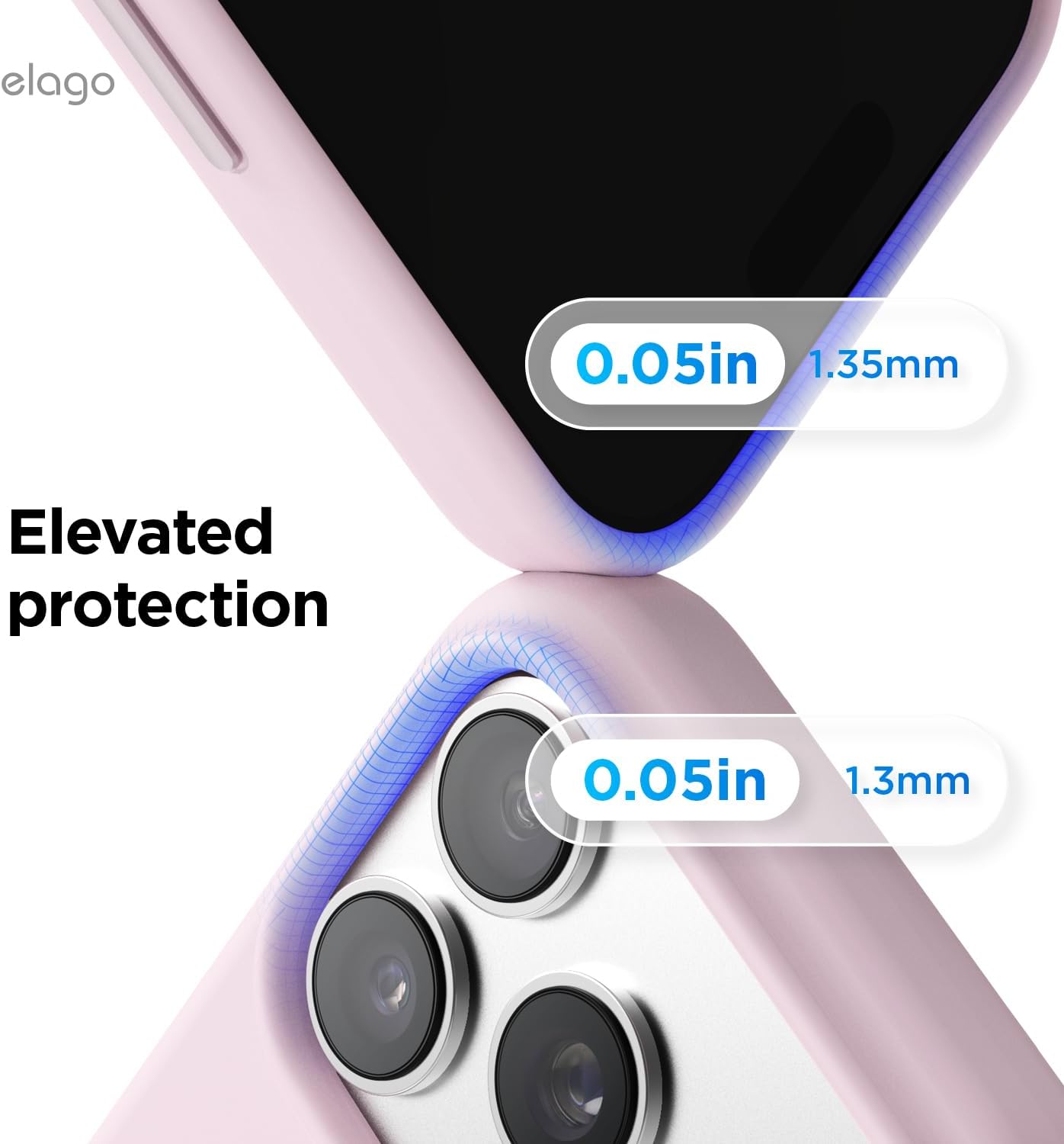 61n9deDpzbL._AC_SL1500_ elago for iPhone 17 Pro Max Case, Premium Magnetic Silicone Case, Compatible with MagSafe, Liquid Silicone Material, Protective Cover, Shockproof, Slim Phone, 6.9 inch (Light Lilac)