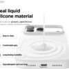 61nuJCuB7IL._AC_SL1500_ elago for iPhone 17 Pro Max Case, Premium Magnetic Silicone Case, Compatible with MagSafe, Liquid Silicone Material, Protective Cover, Shockproof, Slim Phone, 6.9 inch (White)