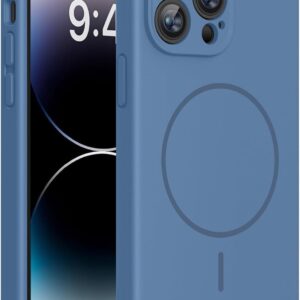 61oLjTRZ7ZL._AC_SL1500_ elago for iPhone 17 Case, Premium Magnetic Silicone Case, Compatible with MagSafe, Liquid Silicone Material, Protective Cover, Shockproof, Slim Phone, 6.3 inch (Jean Indigo)