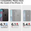 61p46lFidML._AC_SL1000_ Spigen Liquid Air Designed for iPhone 12 Pro Max Case (2020) - Matte Black