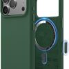 61psQjbQa8L._AC_SL1500_ elago for iPhone 17 Pro Case, Premium Magnetic Silicone Case, Compatible with MagSafe, Liquid Silicone Material, Protective Cover, Shockproof, Slim Phone, 6.3 inch (Alpine Green)