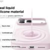 61qP2kqFlL._AC_SL1500_ elago for iPhone 17 Pro Max Case, Premium Magnetic Silicone Case, Compatible with MagSafe, Liquid Silicone Material, Protective Cover, Shockproof, Slim Phone, 6.9 inch (Light Lilac)