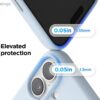 elago for iPhone 17 Case, Premium Magnetic Silicone Case, Compatible with MagSafe, Liquid Silicone Material, Protective Cover, Shockproof, Slim Phone, 6.3 inch (Light Blue)