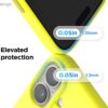 elago for iPhone 17 Case, Premium Magnetic Silicone Case, Compatible with MagSafe, Liquid Silicone Material, Protective Cover, Shockproof, Slim Phone, 6.3 inch (Neon Yellow)