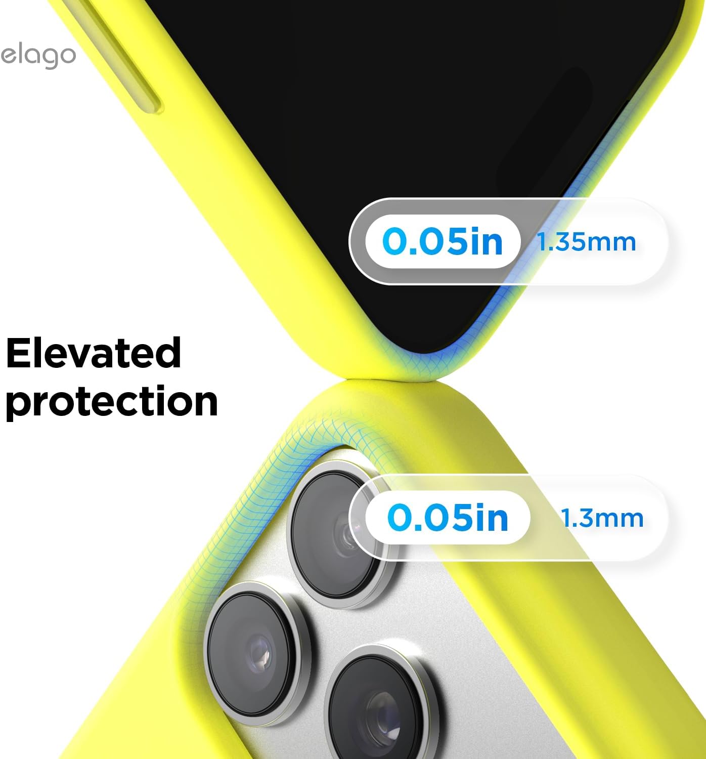 elago for iPhone 17 Pro Case, Premium Magnetic Silicone Case, Compatible with MagSafe, Liquid Silicone Material, Protective Cover, Shockproof, Slim Phone, 6.3 inch (Neon Yellow)