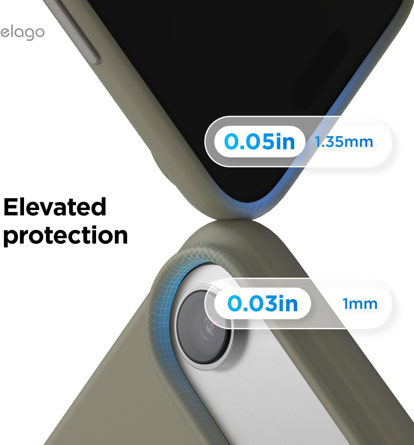 61sCKZZVzPL._AC_SL1500_ elago for iPhone Air Case, Premium Magnetic Silicone Case, Compatible with MagSafe, Liquid Silicone Material, Protective Cover, Shockproof, Slim Phone, 6.5 inch (Medium Grey)