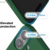 61sioL2CfNL._AC_SL1500_ elago for iPhone 17 Case, Premium Magnetic Silicone Case, Compatible with MagSafe, Liquid Silicone Material, Protective Cover, Shockproof, Slim Phone, 6.3 inch (Alpine Green)