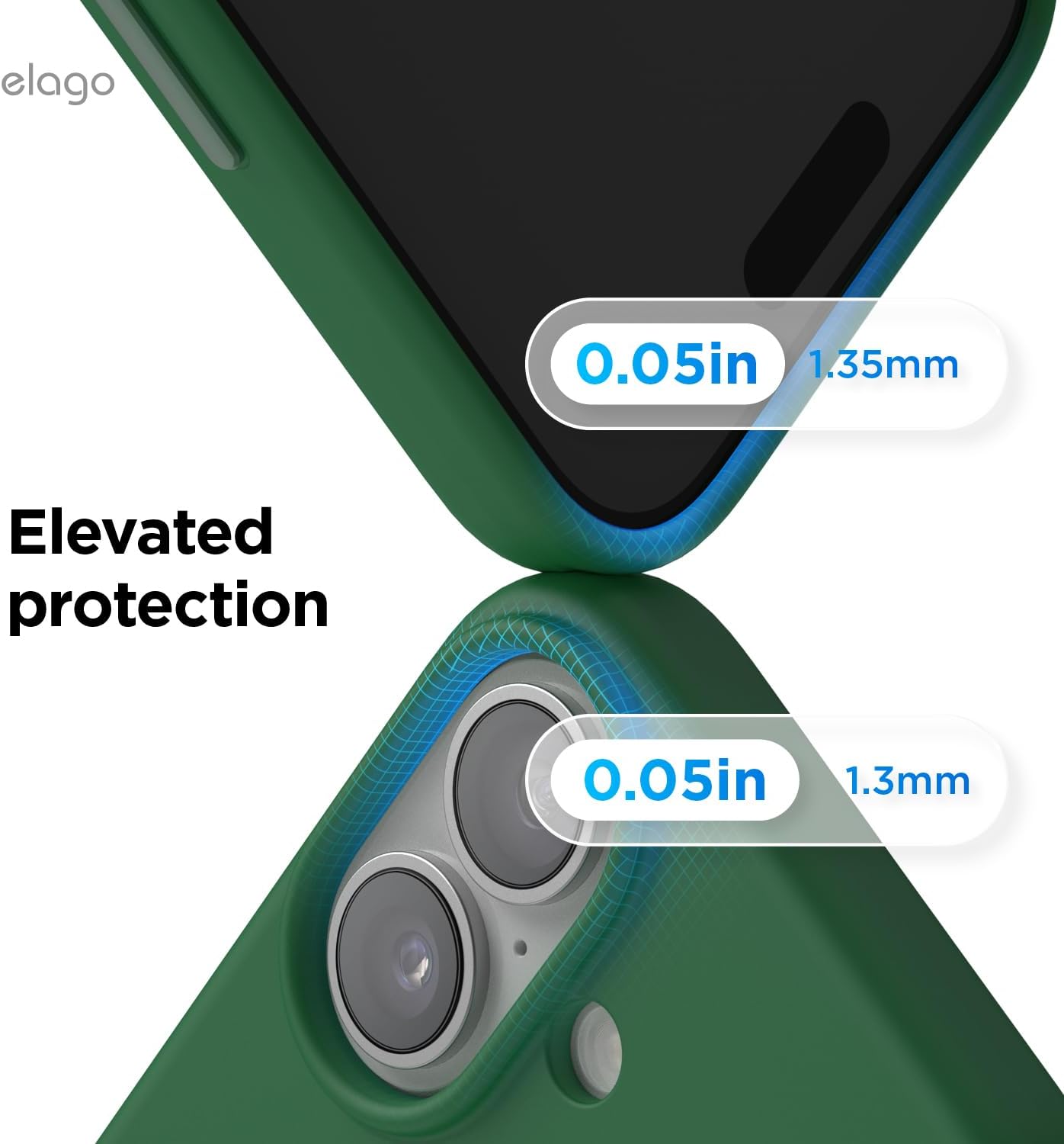61sioL2CfNL._AC_SL1500_ elago for iPhone 17 Case, Premium Magnetic Silicone Case, Compatible with MagSafe, Liquid Silicone Material, Protective Cover, Shockproof, Slim Phone, 6.3 inch (Alpine Green)