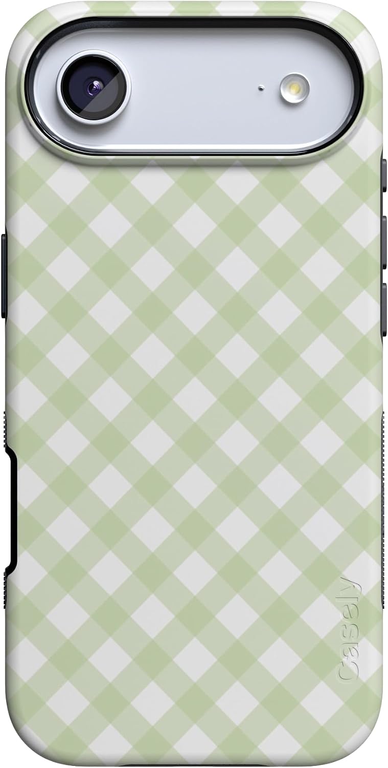 61sk3nRTaZL._AC_SL1500_ Casely iPhone 17 Air Case | Mint Lattice | Sunday Best | Bold Protective Design | Compatible with MagSafe