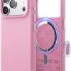 61t1qrEN9zL._AC_SL1500_ elago for iPhone 17 Pro Case, Premium Magnetic Silicone Case, Compatible with MagSafe, Liquid Silicone Material, Protective Cover, Shockproof, Slim Phone, 6.3 inch (Hot Pink)