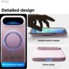 61t3EsxFIjL._AC_SL1500_ elago for iPhone Air Case, Premium Magnetic Silicone Case, Compatible with MagSafe, Liquid Silicone Material, Protective Cover, Shockproof, Slim Phone, 6.5 inch (Light Lilac)