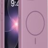 Miracase Magnetic for iPhone 17e Case & iPhone 16e Case, [Soft Anti-Scratch Microfiber Lining], Compatible with MagSafe, Silicone Shockproof Protection Phone Case for iPhone 17e/16e, Blackcurrant
