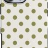 61vDdhfEf6L._AC_SL1500_ Casely iPhone 16 Pro Case | Spotted in SoHo | Green Polka Dot | Bold Protective Design | Compatible with MagSafe