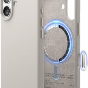 Miracase for iPhone 17 Pro Max Case 6.9" Full-Body Phone Case with Built-in Glass Screen Protector& Full Camera Protector,[Magnetic with MagSafe] Drop Proof 17 ProMax Cover, Grey Titanium