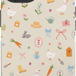 Casely iPhone 13 Case | Hoppy Garden | Spring Things | Bold Protective Design | Compatible with MagSafe