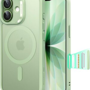 ESR for iPhone 17 Case, Camera Control Cover, Compatible with MagSafe, Shockproof Military-Grade Protection, Magnetic Phone Case for iPhone 17, Classic Hybrid Case, Frosted Light Green