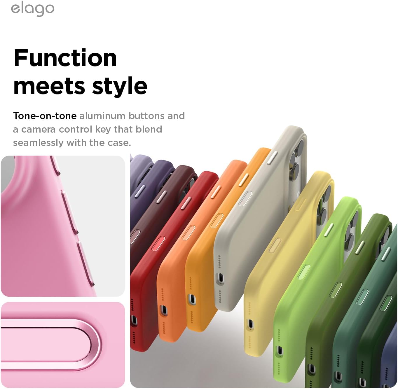 61y9lphoVsL._AC_SL1500_ elago for iPhone 17 Pro Max Case, Premium Magnetic Silicone Case, Compatible with MagSafe, Liquid Silicone Material, Protective Cover, Shockproof, Slim Phone, 6.9 inch (Hot Pink)